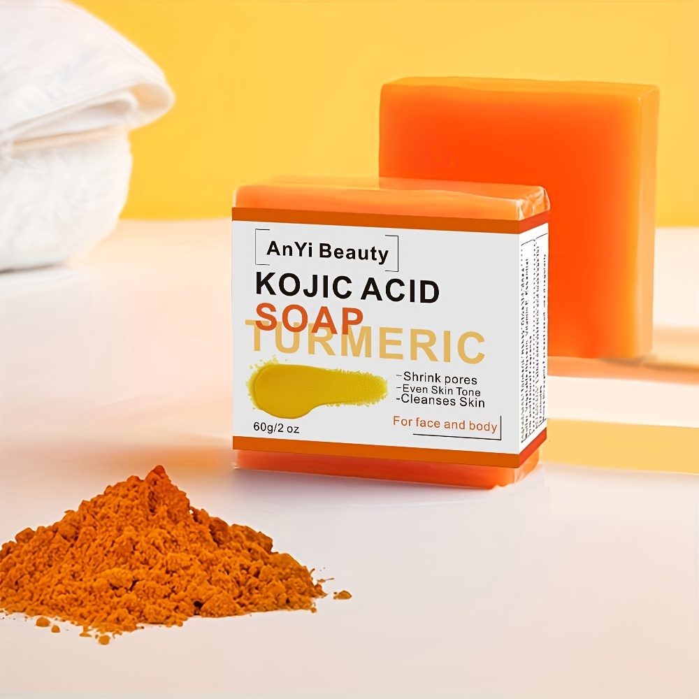 

Kojic Acid Soap, Kojic Soap, Cleansing Soap With Tumeric, Nourishing Handmade Soap