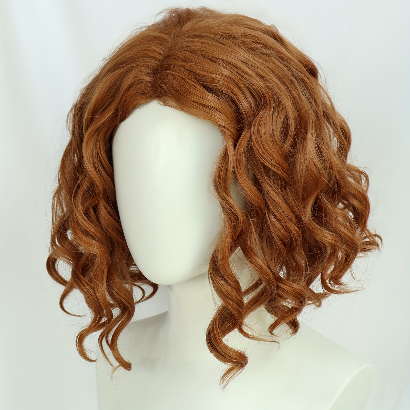 Synthetic Heat Resistant Fiber Hair Middle Part Short Temu