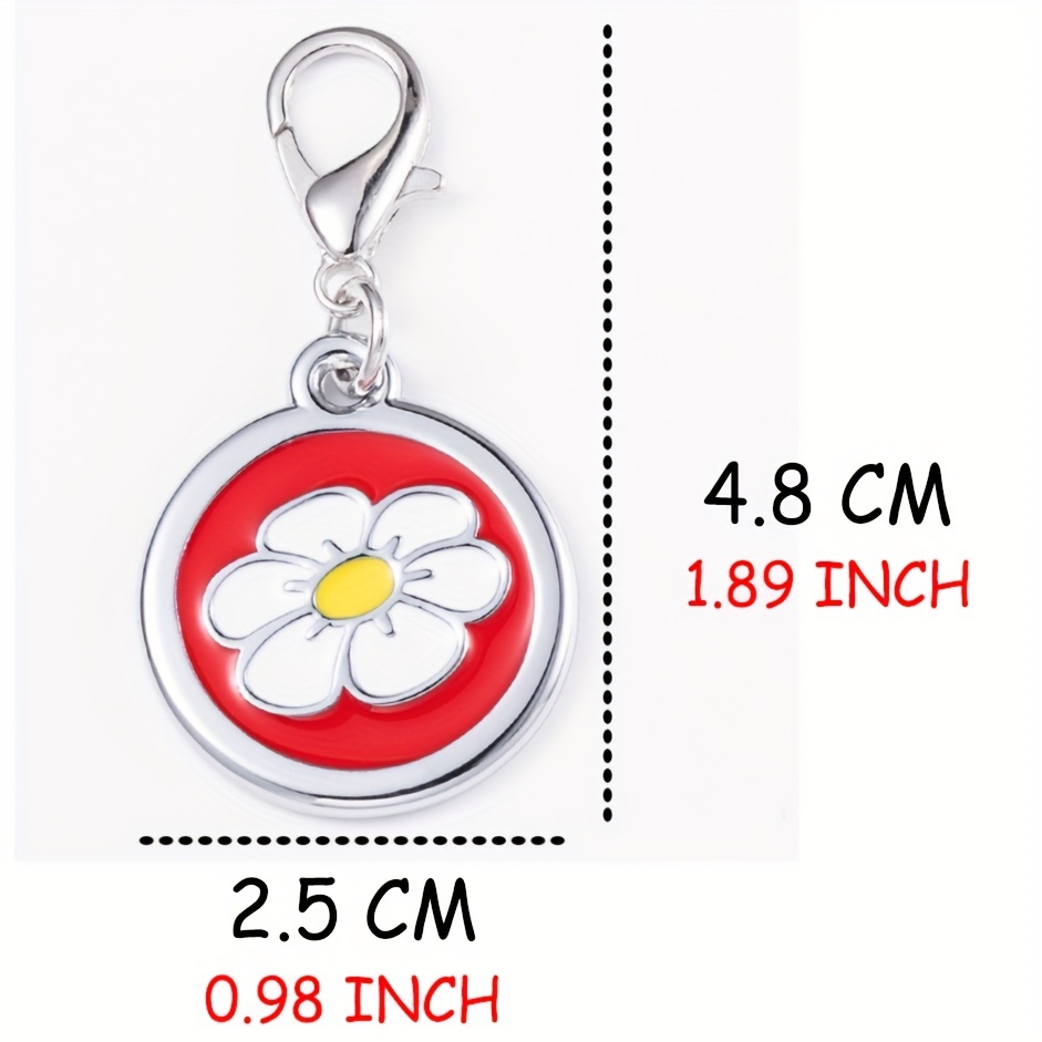 Flower shaped dog clearance tag