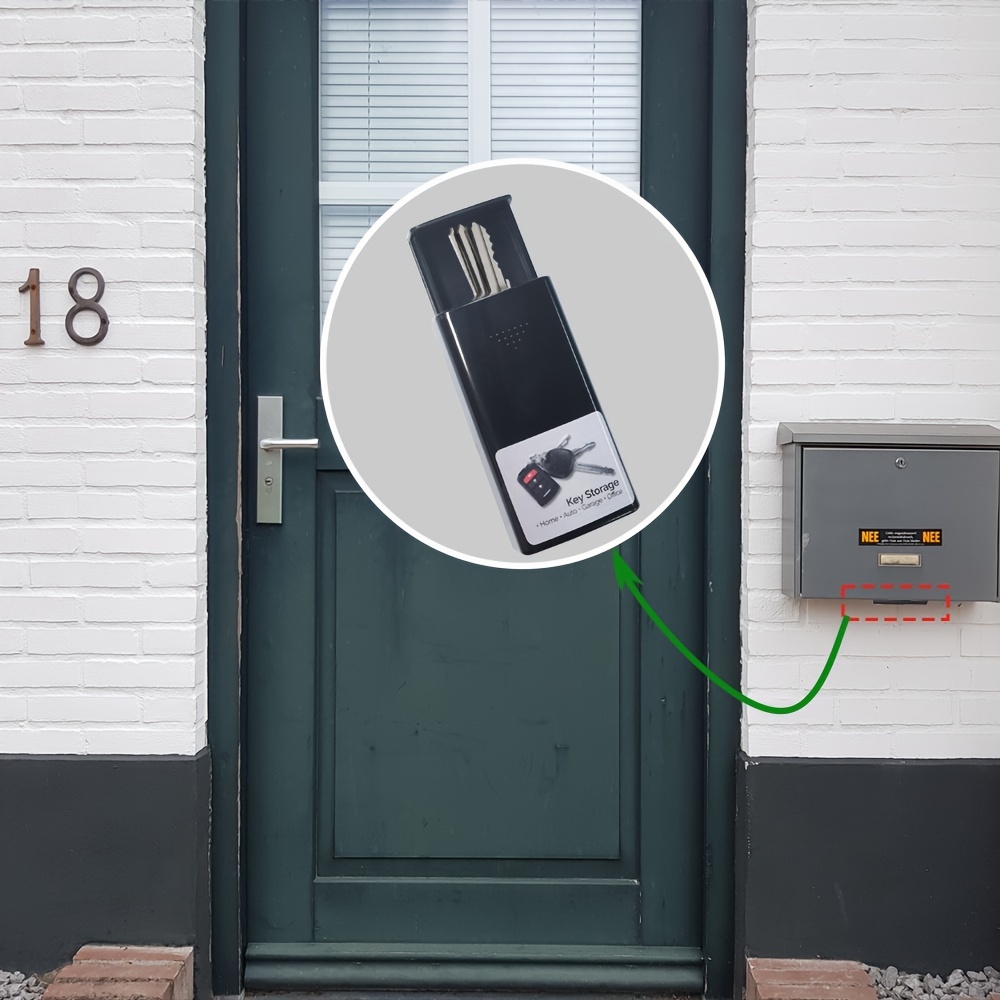 1pc Boîte Sécurité Clé Voiture Magnétique Porte clés Maison - Temu  Switzerland