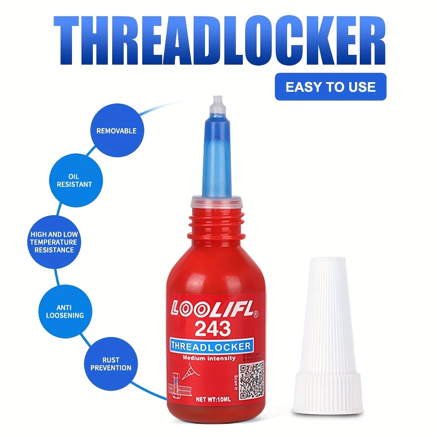 243 Screw Glue Anti-loosening Anaerobic Sealant Medium Strength High Temperature