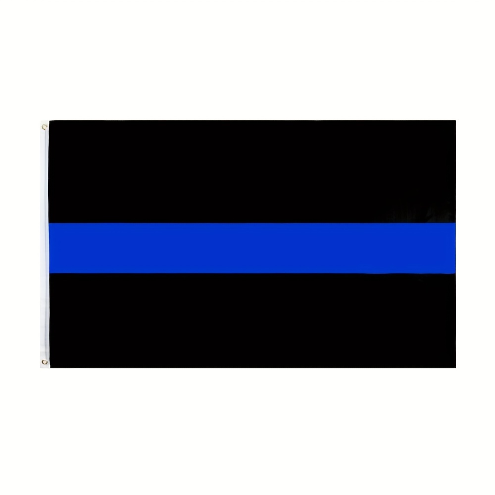 Thin Blue Line Police First Responders Waved Tattered Flag