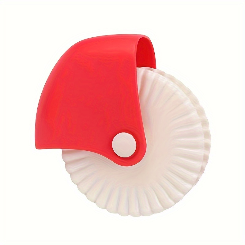 1pc Kitchen Dough Cutter Wheel, Manual Pizza And Pastry Roller Cutter With  Wavy Edge For Baking