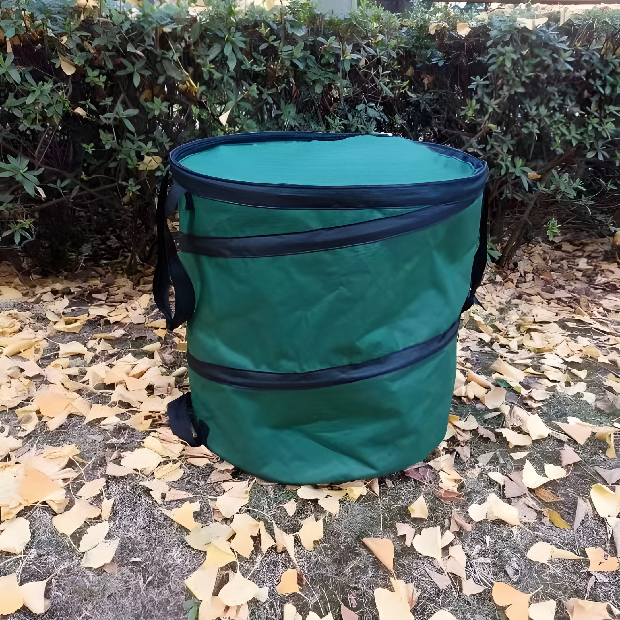 Outdoor Trash Foldable Spring type Storage Bucket Oxford - Temu