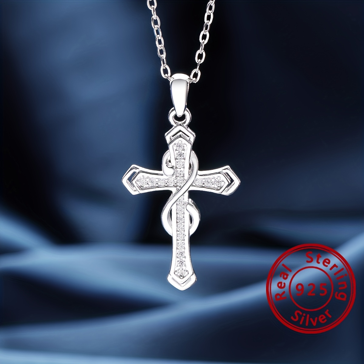 Sterling 925 Silver Hypoallergenic Jewelry Exquisite Cross - Temu Canada