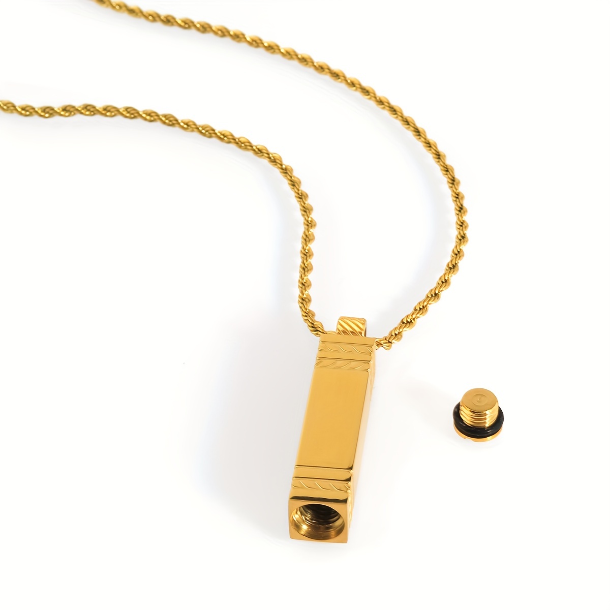 Gold ash online holder pendant