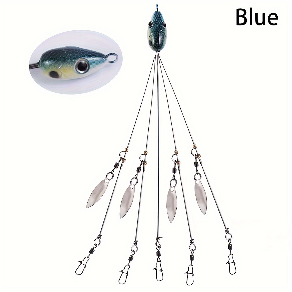 5 Arms Umbrella Rigs: Catch Bass Popular Fishing - Temu Canada