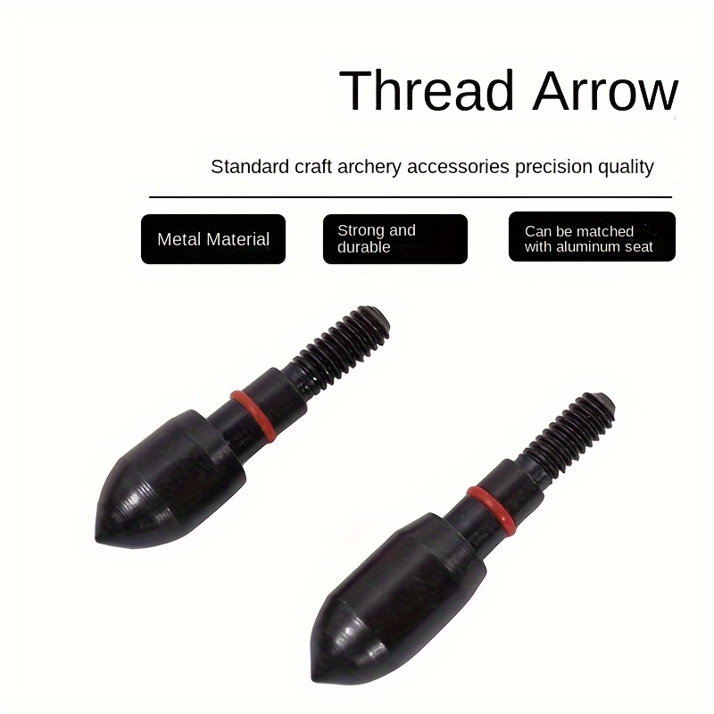 9pcs Archery Bowfishing Arrowhead Screw Fishing Broadhead Arrow
