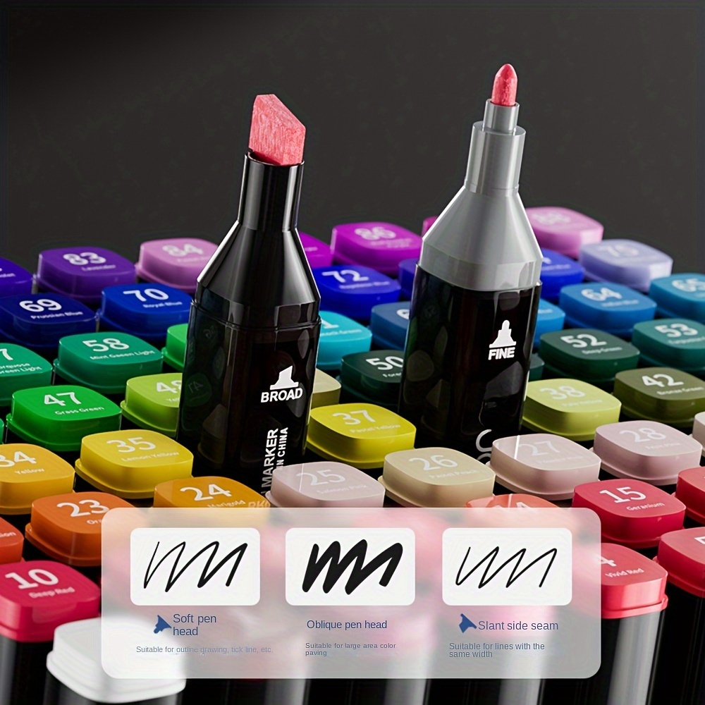 Chrome Ink Markers - Set of 3 (Fine Tip, Bullet Tip, Broad Tip) –