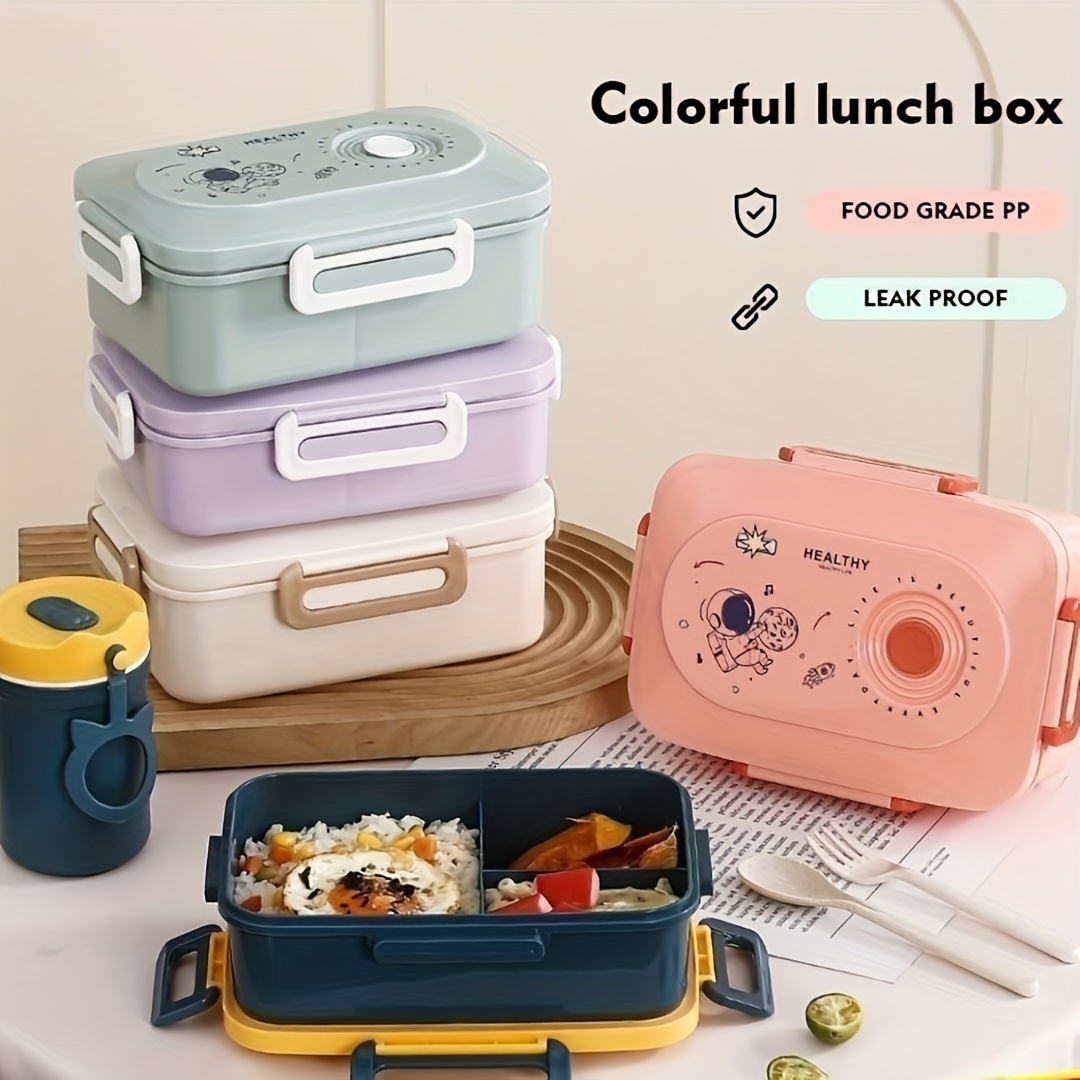 Cute Lunch Box Sealed And Leak proof Food Container With - Temu