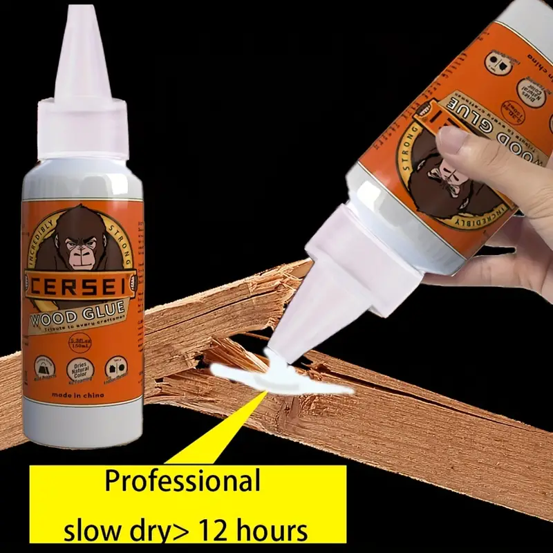 1pc Multi-Surface Wood Glue 150mL,clean White Non-Toxic, Strong Adhesive  For Any Surface,Student Handmade Works, DIY Art Viscose, Wood, Paper, Art  Sup