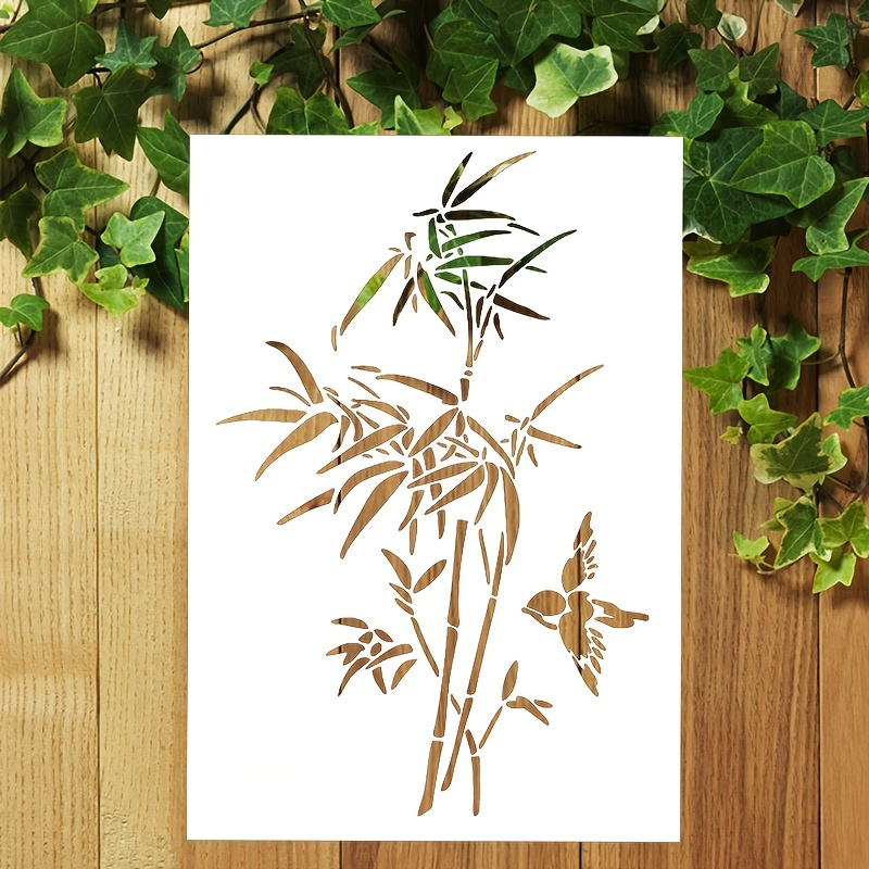 Reusable Stencil - Craft - Scrapbooking // BAMBOO SHOOTS