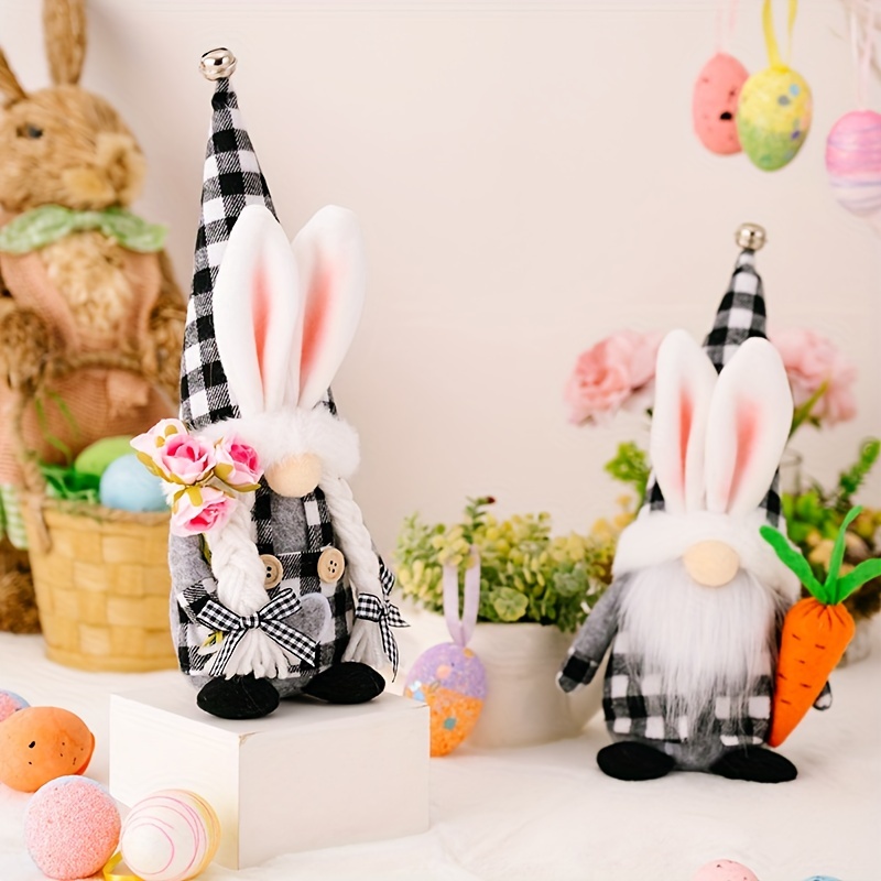 22cm/8.66in Halloween Bunny Plush Skeleton Rabbit Plush Spooky Goth Plush  Crazy Bunny Plush Halloween Decoration Dreadful Bunny Stuffed Easter Rabbit