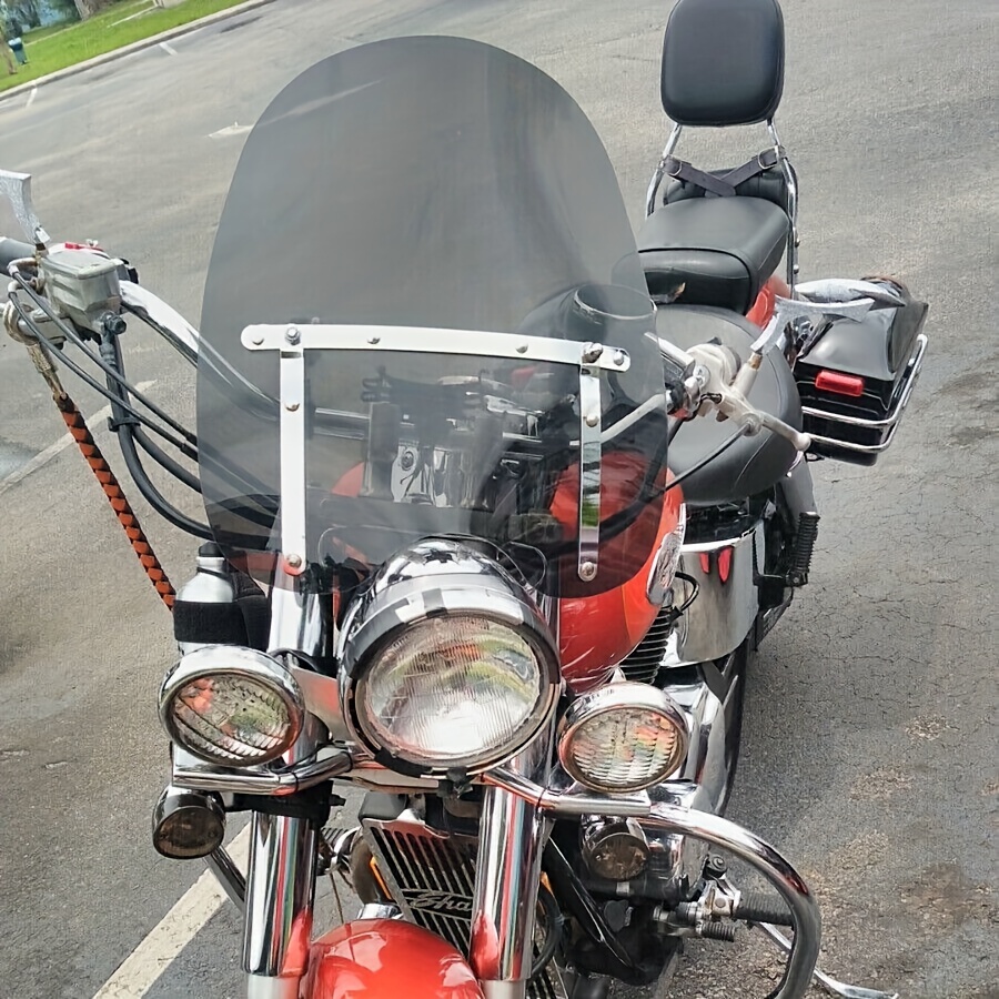 Pare-brise de moto avec rétroviseur grand Angle 1800 + degrés