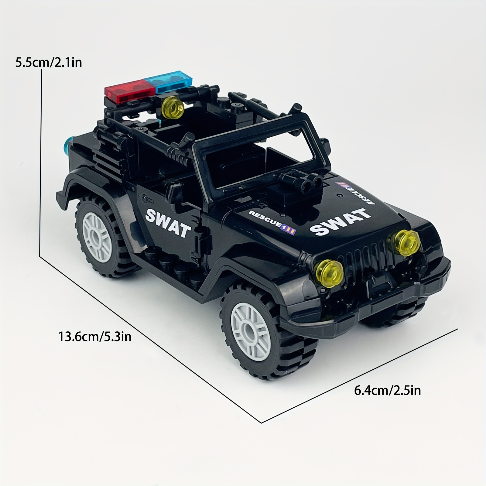 子供のためのビルディングブロック車のおもちゃ、パズルアセンブリ憲兵