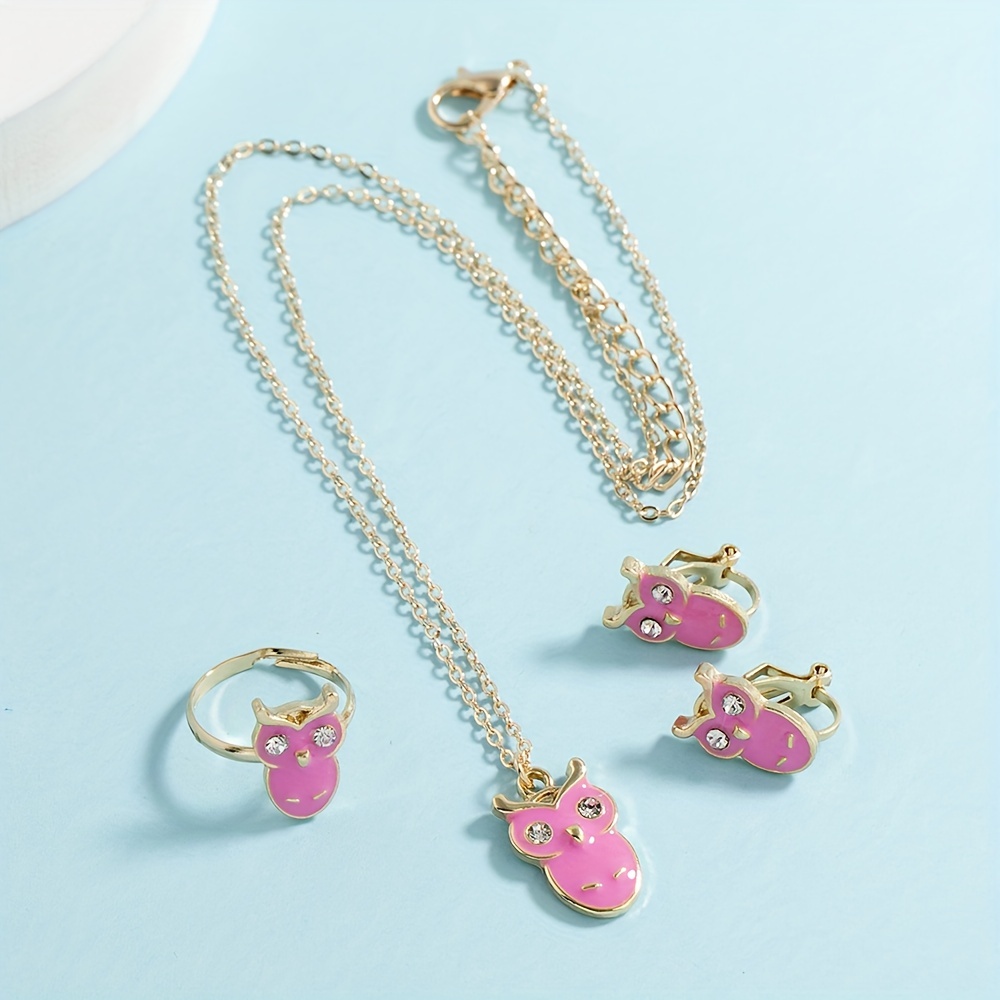 Girl's New Simple Girls Jewelry Set Summer Fashion Drop Oil - Temu