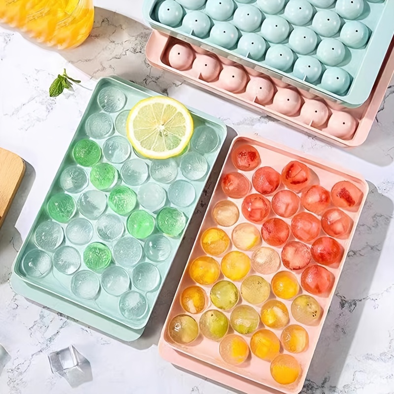 33 Plastic Ice Grids Ice Molds For Household Items Kitchen - Temu