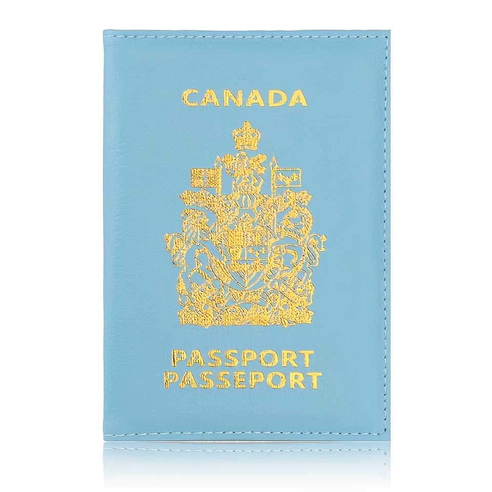 Colorful Canada Passport Cover Holder Wallet