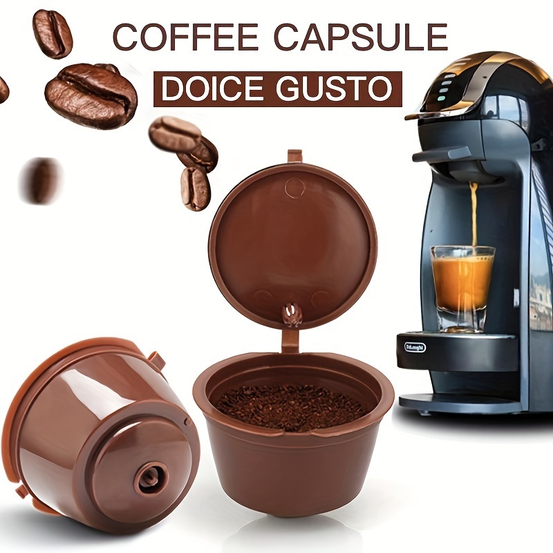 RECAFIMIL Tassimo - Cápsulas de café reutilizables recargables de 180 ml,  cápsulas de plástico PP con tapas de repuesto de 60 ml para accesorios de  máquina de café Bosch Tassimo : 