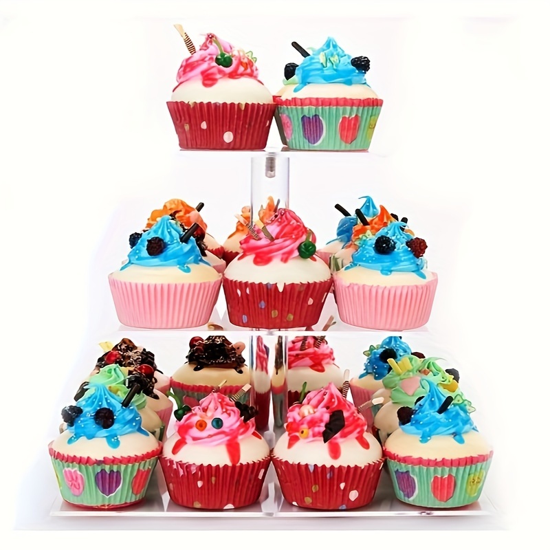 Gone Fishing Party Supply Cupcake Stand 3 Tire Round - Temu