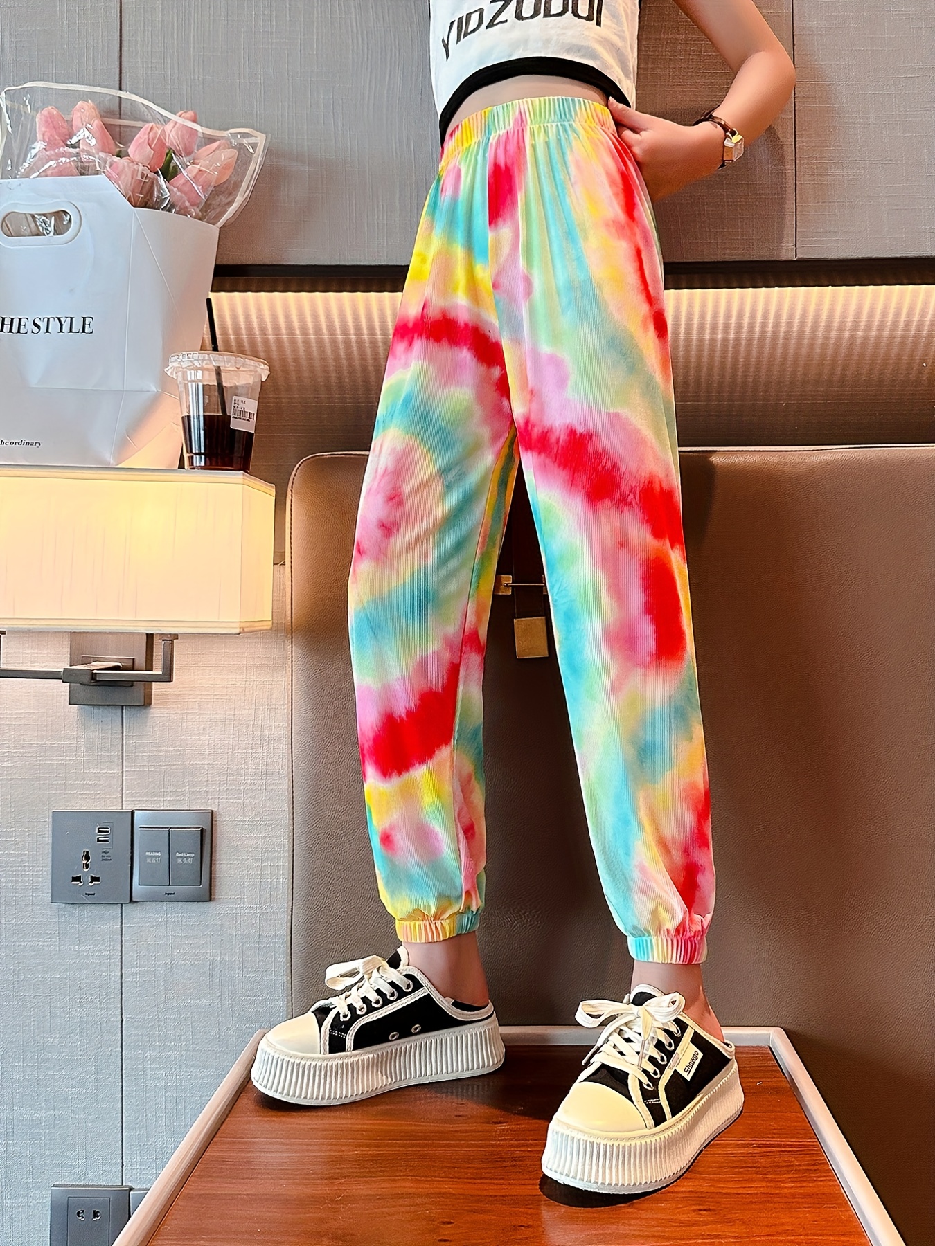 Teen Girls Sporty Style 'bye Felicia' Print Jogger Trousers - Temu