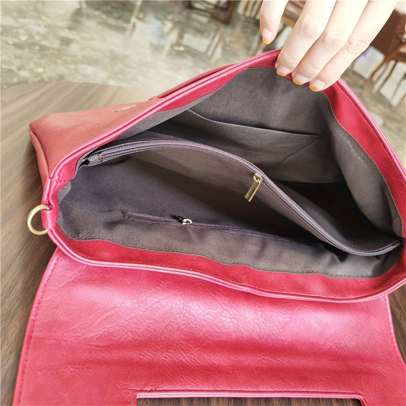ファッションエンベロープクラッチバッグ 大容量ハンドバッグ＆財布 