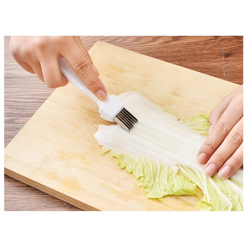 1 Set 15 In 1 Vegetable Slicer With 8 Stainless Steel Blades And Container  - Ideal For Slicing Onion, Garlic, Etc. - 13.7x4.7 Inches