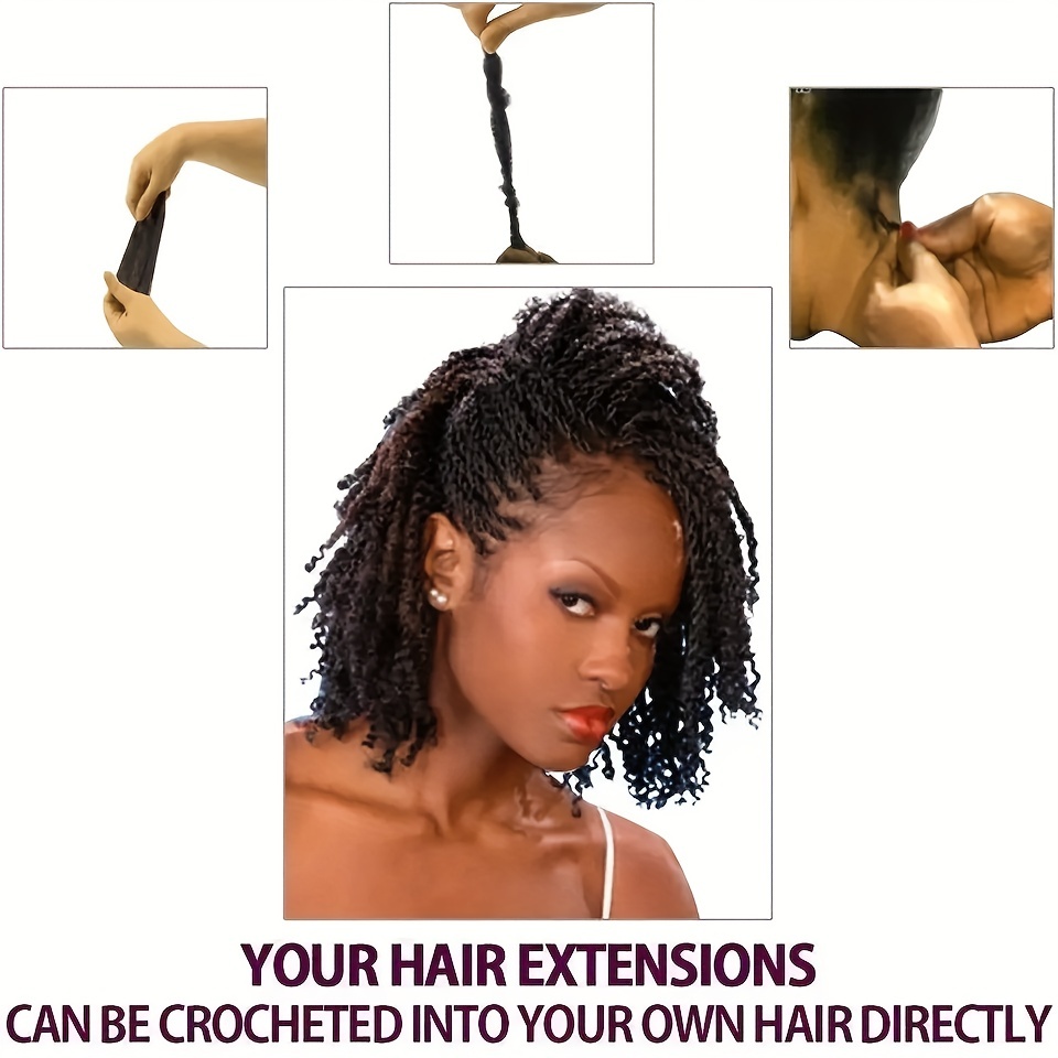 Afro Kinky Curly Braiding Hair Extensions For Braids 4B 4C Crochet Braids  Human Hair Locks Bulk Brazilian Virgin Hair For Women