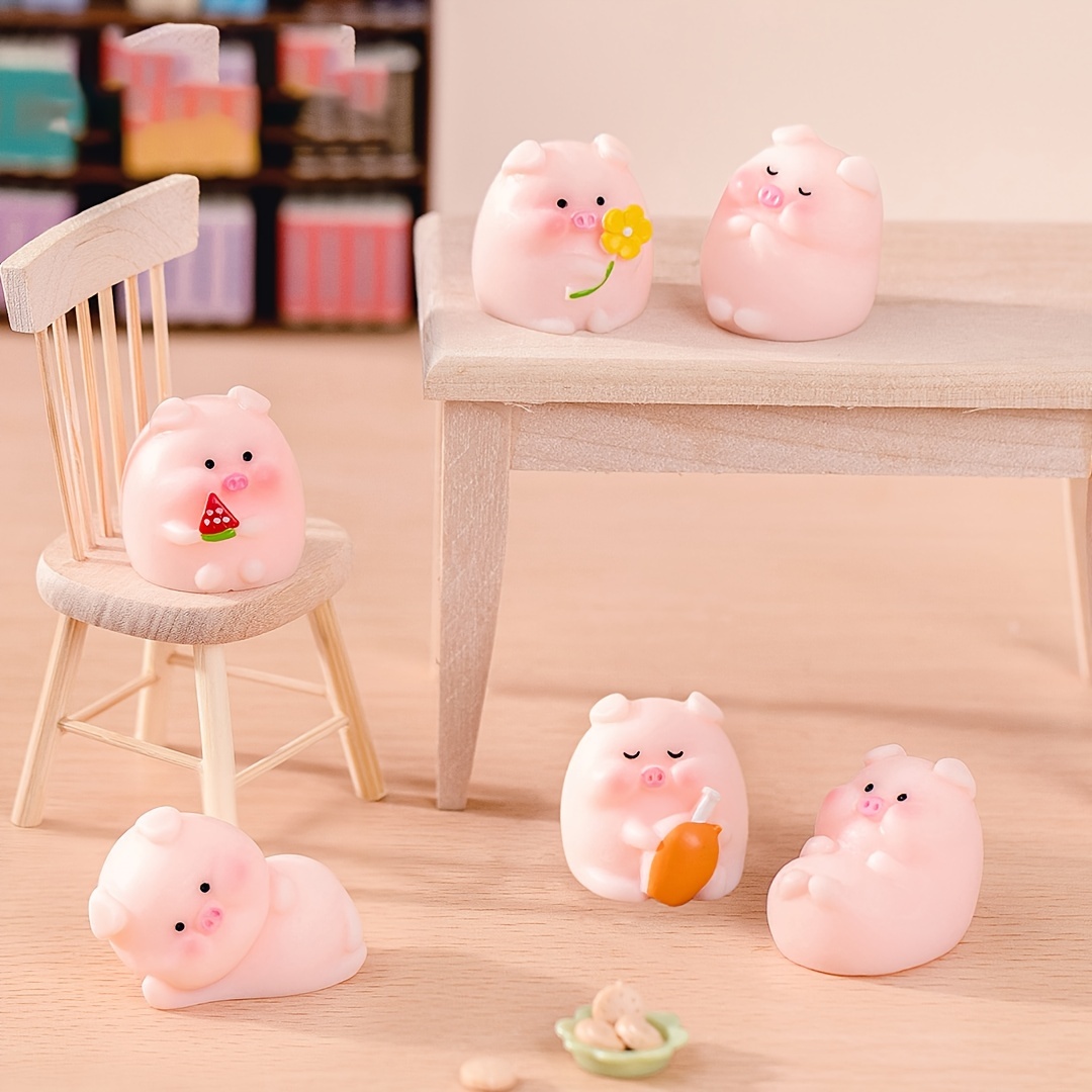 Mini Resin Pigs - Temu