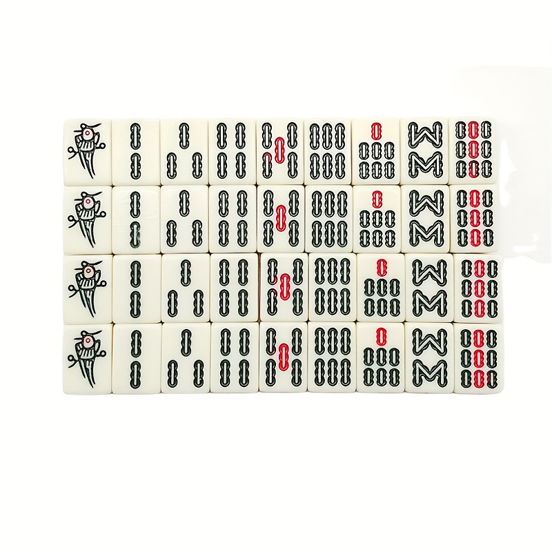 Conjunto De Jogos De Mahjong Chinês, Mini Conjunto De