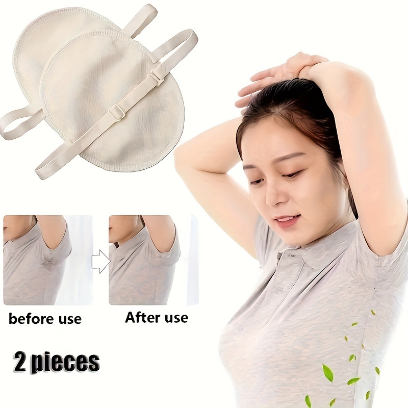1pair Washable Underarm Sweat Pads, Armpit Sweat Absorbing Guards, Dress  Sweat Perspiration Pads,Waterproof Absorbent Pad For Underarm And Shoulder,  Sweat-Proof And Quick-Drying