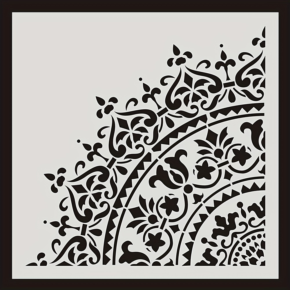 Longline Letter Painting Template Hollow Lace Ruler Painting - Temu