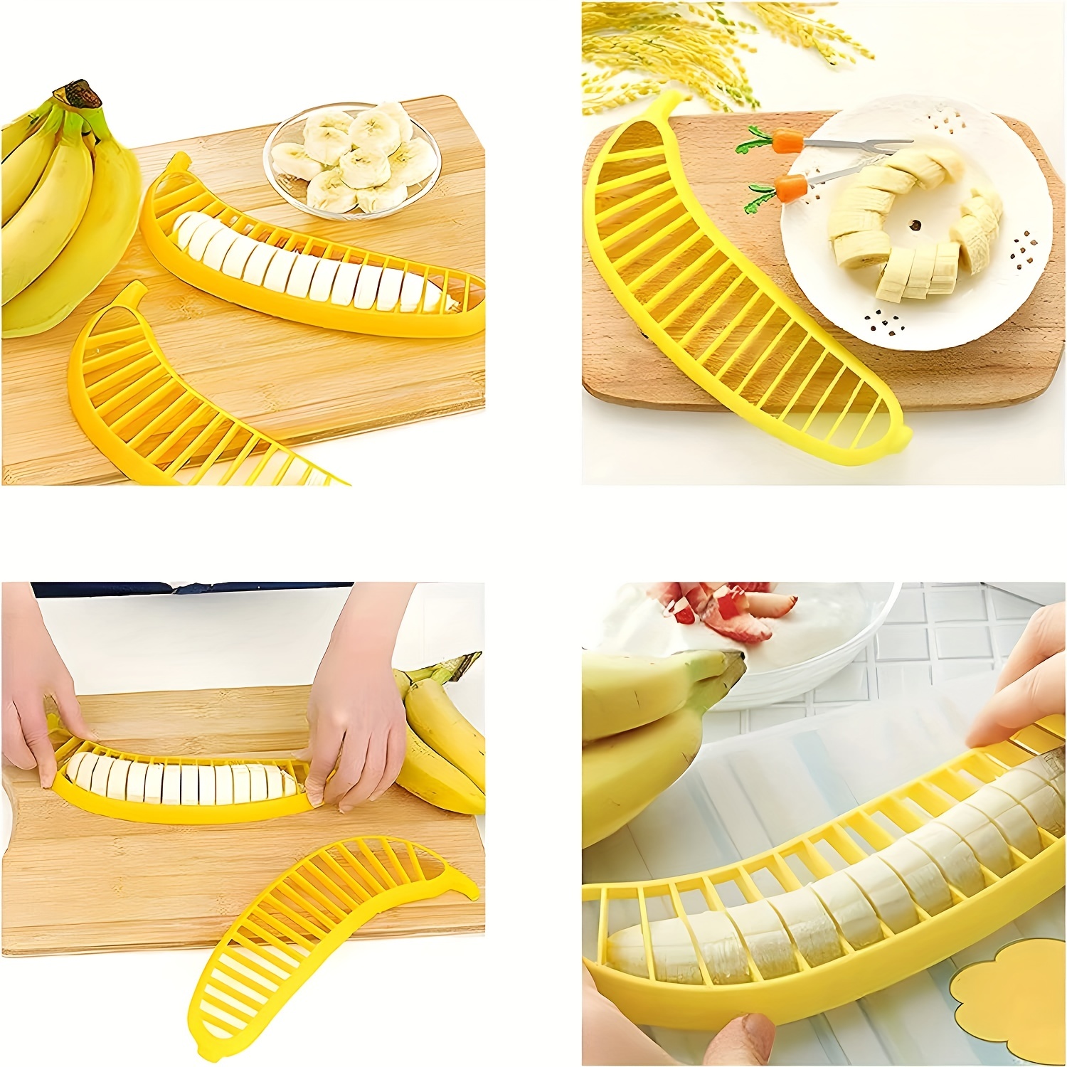 Fruit Slicer, Creative Banana Slicer, Fruit Splitter, Reusable Fruit Slicer,  Multifunctional Strawberry Slicer, Washable Fruit Slicer, Egg Slicer, Kitchen  Gadget, Kitchen Tools - Temu