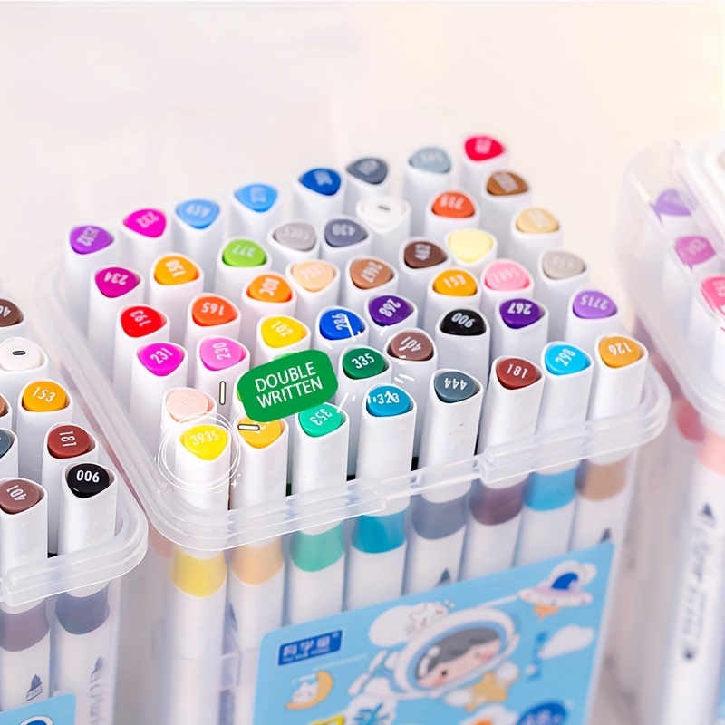 Painting Marker Pen12/24/36/48colors Double Head Marker Pen Marker Pen  Student Color Pen Student