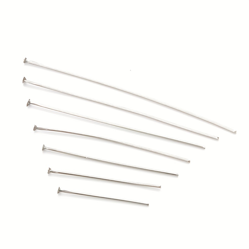 100pcs Stainless Steel Flat Head Pins for Jewelry Making Supplies