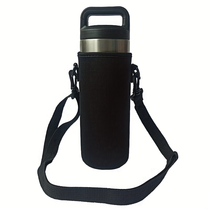 Adjustable Strap Neoprene 40oz Water Bottle Carrier Sleeve Purse Tumbler  Cup Holder Sling Diving Material Zipper Pocket - China Bottle Cover, Cup  Sleeve
