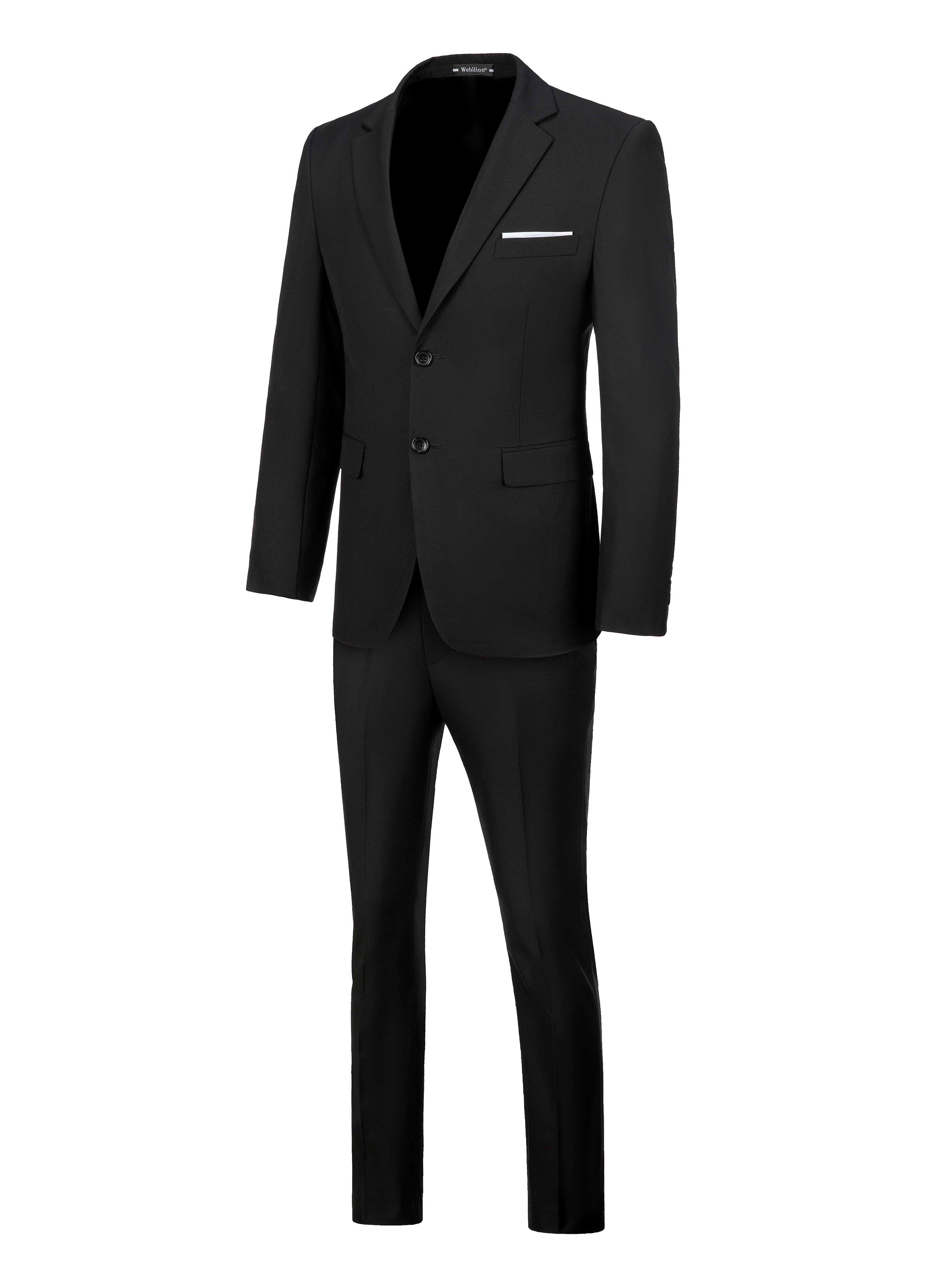 Formal Men's Two Button Dress Pants Suit Set Business - Temu Netherlands