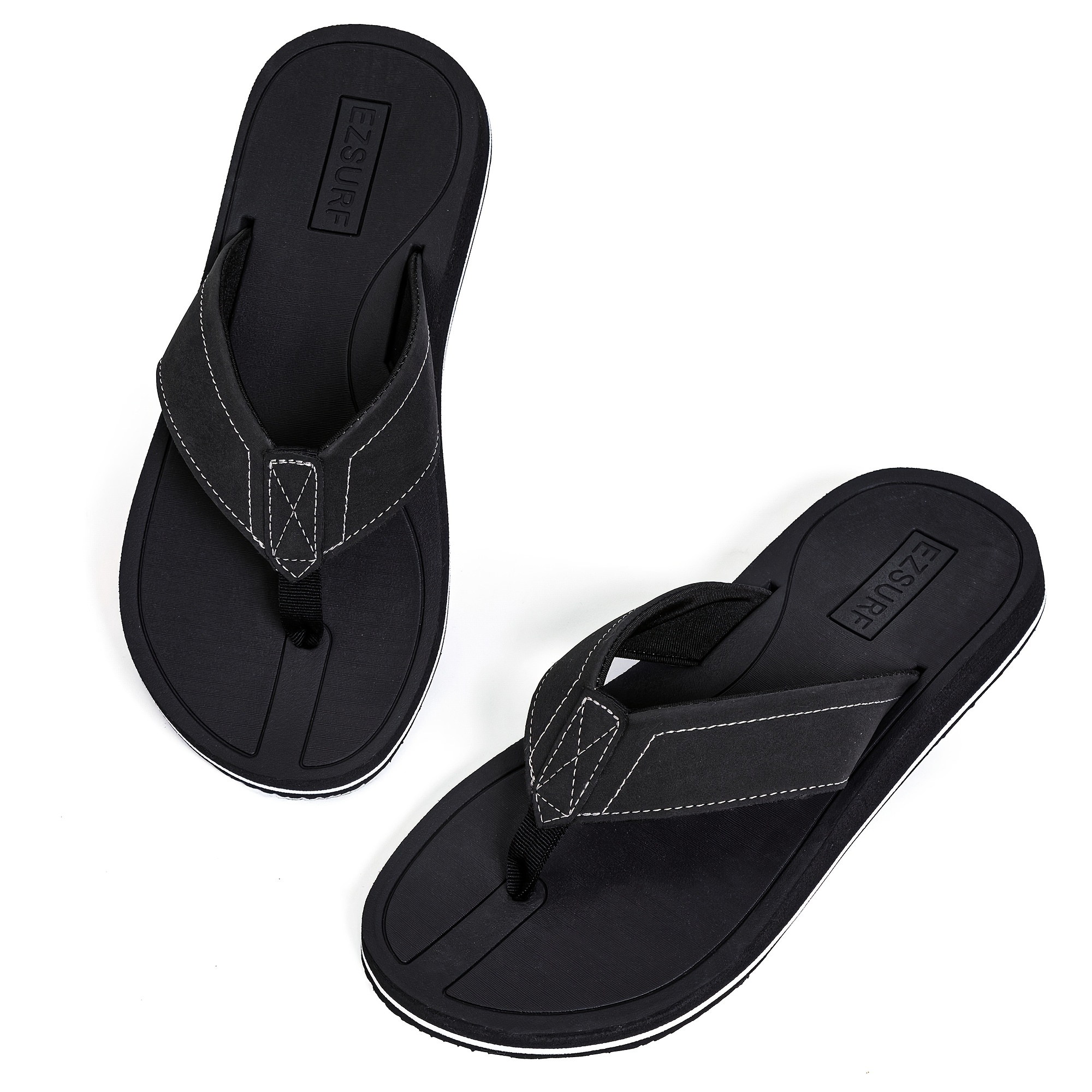 Mens Flip Flops With Arch Support Shock Absorption Lightweight Comfortable  Non Slip Thong Sandals For Indoor Outdoor Beach Spring And Summer - Men's  Shoes - Temu