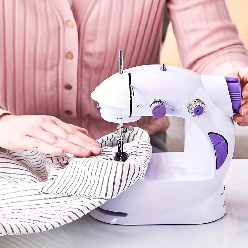Mini Sewing Machine For Beginner Dual Speed Portable Machine Light Sewing  Kit For Household Travel - Temu