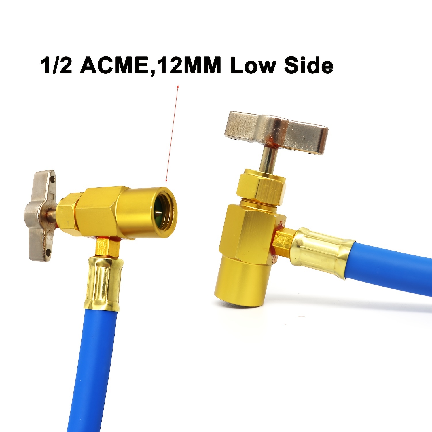 Outils De Climatiseur De Voiture, Jauge De Tuyau De Mesure De Recharge De Climatisation  R134a, Tuyau De Charge À Valve Ouverte De Réfrigérant 1 Pièce - Temu Belgium