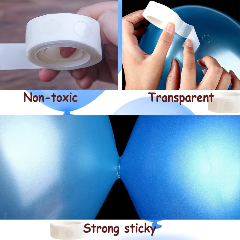 100pcs/lot Double-Sided Balloon Glue Point Tape For Balloon decoration