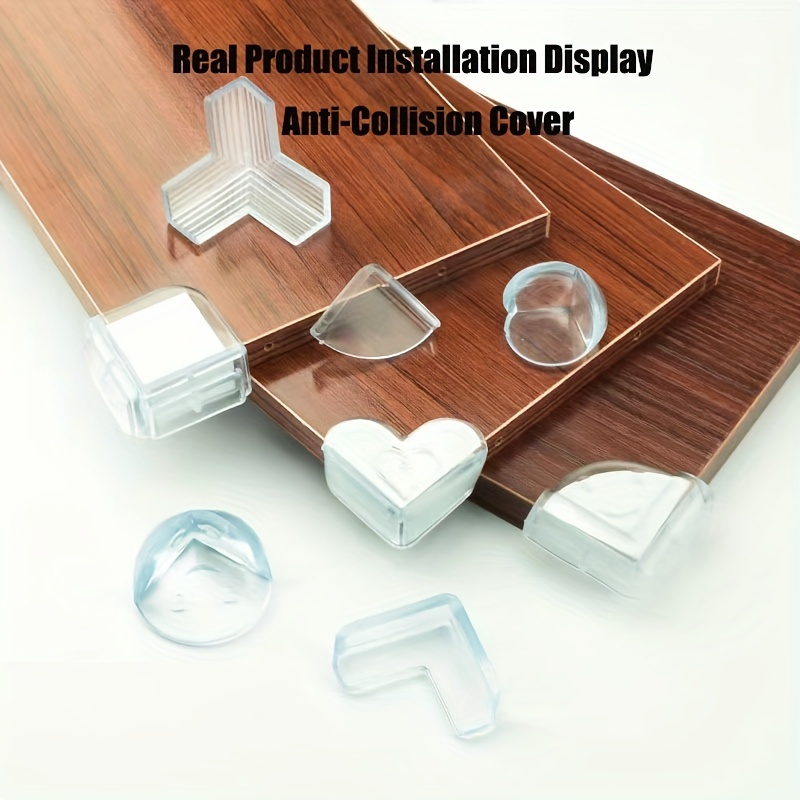 Anti-collision Transparent Soft Baby Safety Table Corner Protector Baby  Glass Coffee Table Silicone Corner Protector Guards