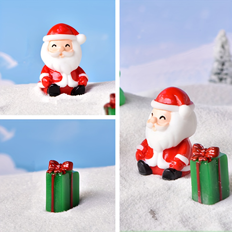 2pcs Set Santa Claus Gift Box Decorations Holiday Home And Office ...