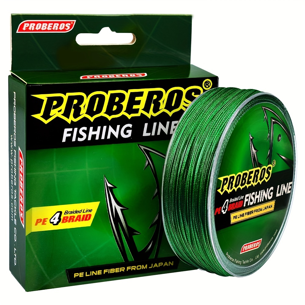 Abrasion Resistant Green Braided Pe Fishing Line Anti bite - Temu