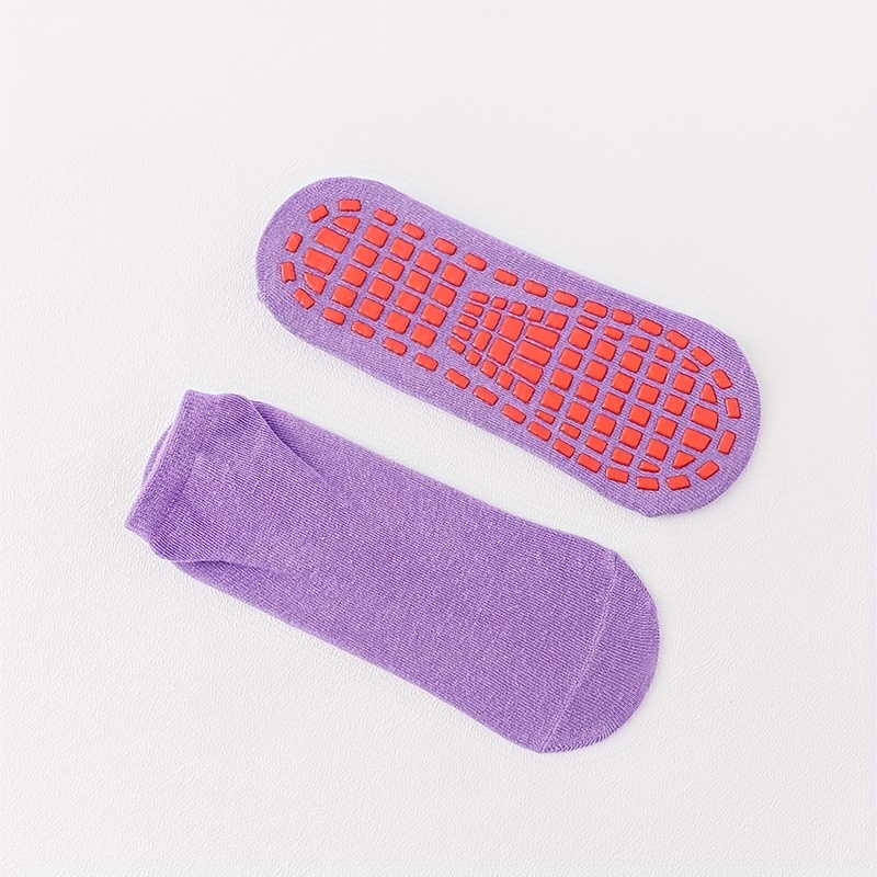 Solid Color Anti Slip Yoga Socks Comfortable Low Cut Socks - Temu