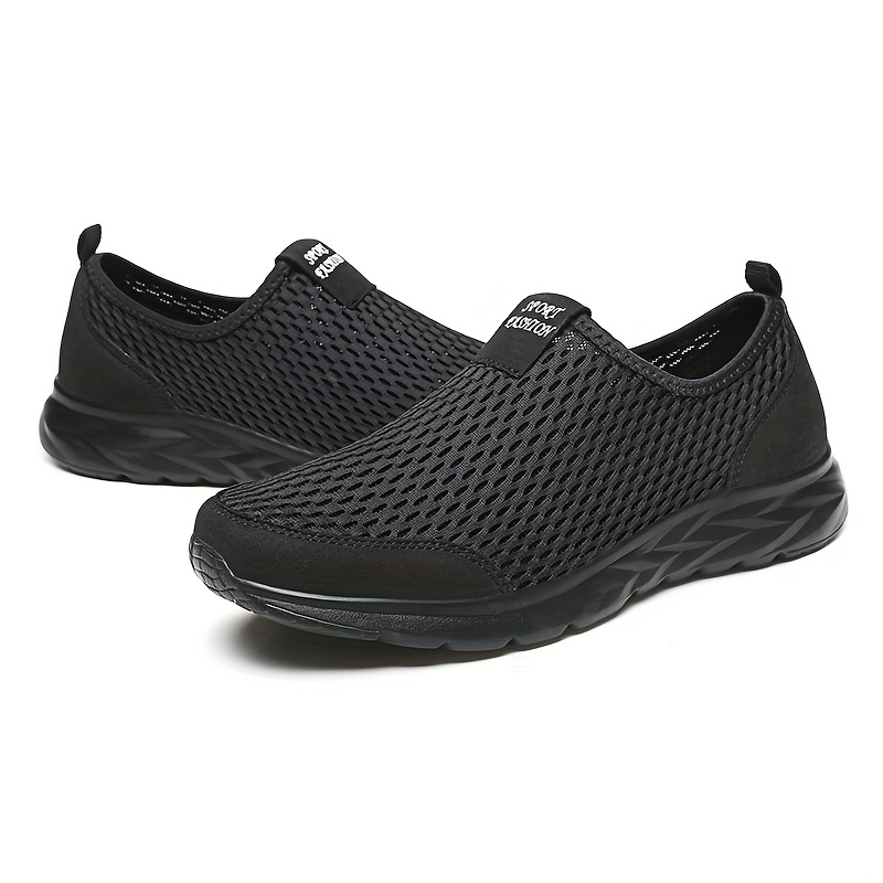 Zapatillas De Running Para Hombre Slip-on Sneakers - Zapatillas Deportivas  - Zapatillas De Caminar Ligeras Y Transpirables - Temu Mexico
