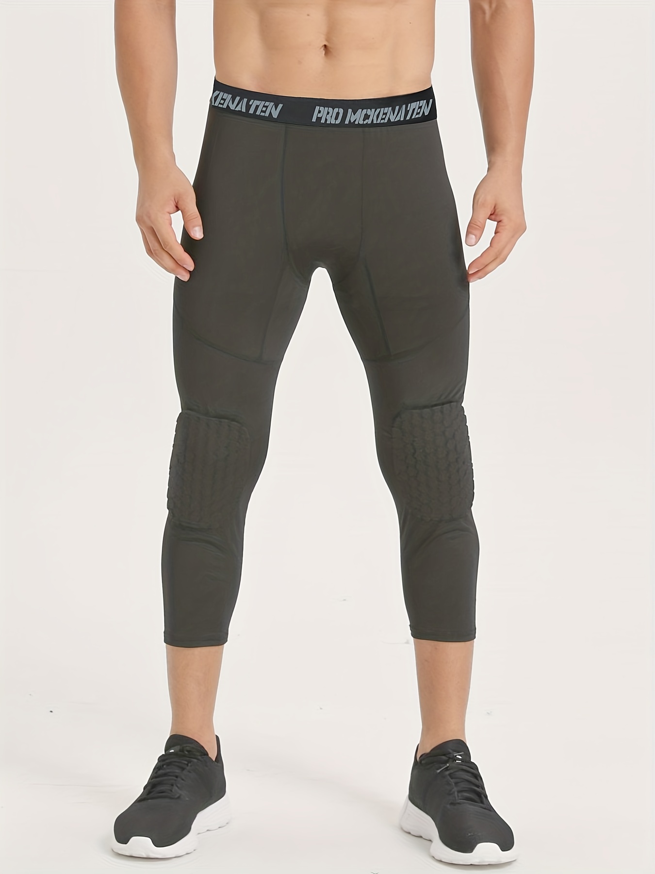 Men's Breathable Shapewear Leggings Pants Athletic Fitness - Temu Australia
