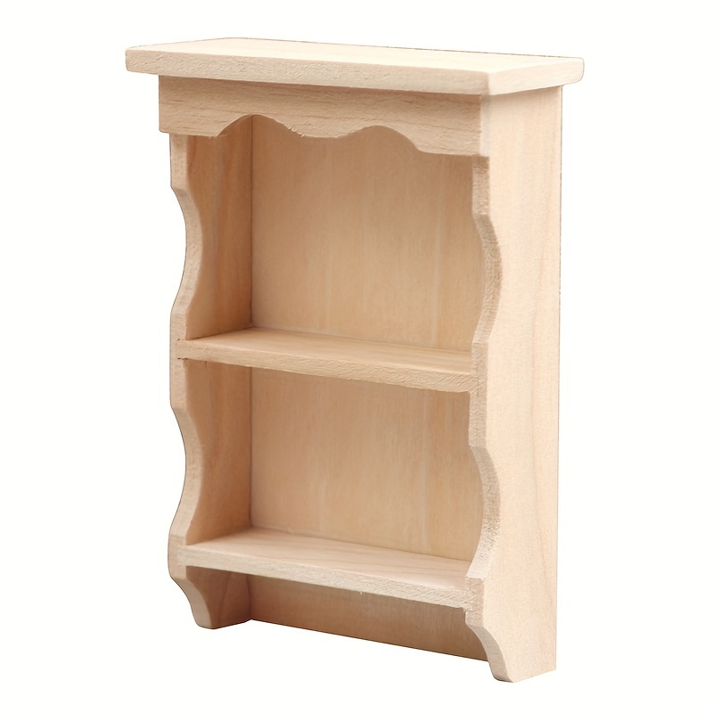 1pc Dollhouse Mini Hanging Cabinet Simulative Storage Rack