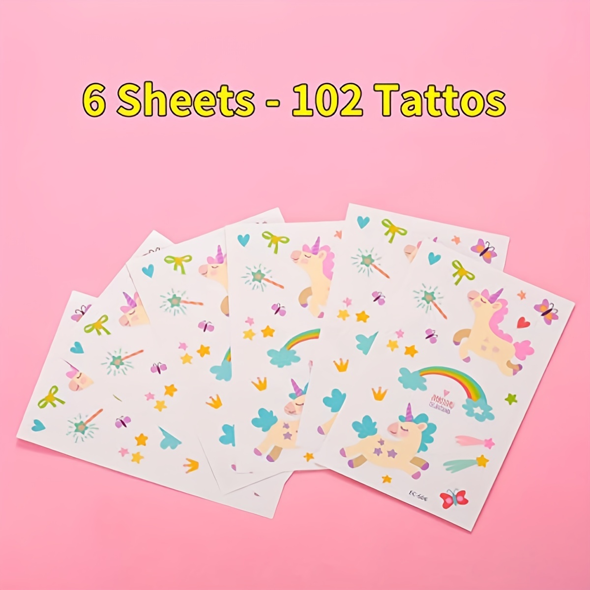  24 Reusable Unicorn Drinking Plastic Straws + 6