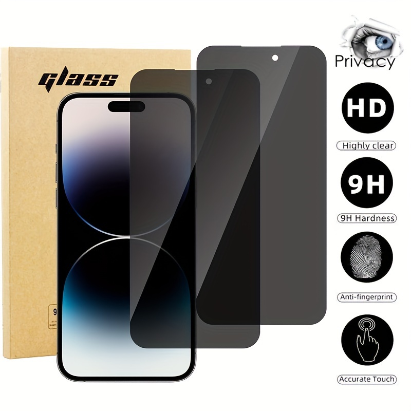 3pcs 9D Anti Burst Tempered Glass Para IPhone 14 13 12 - Temu